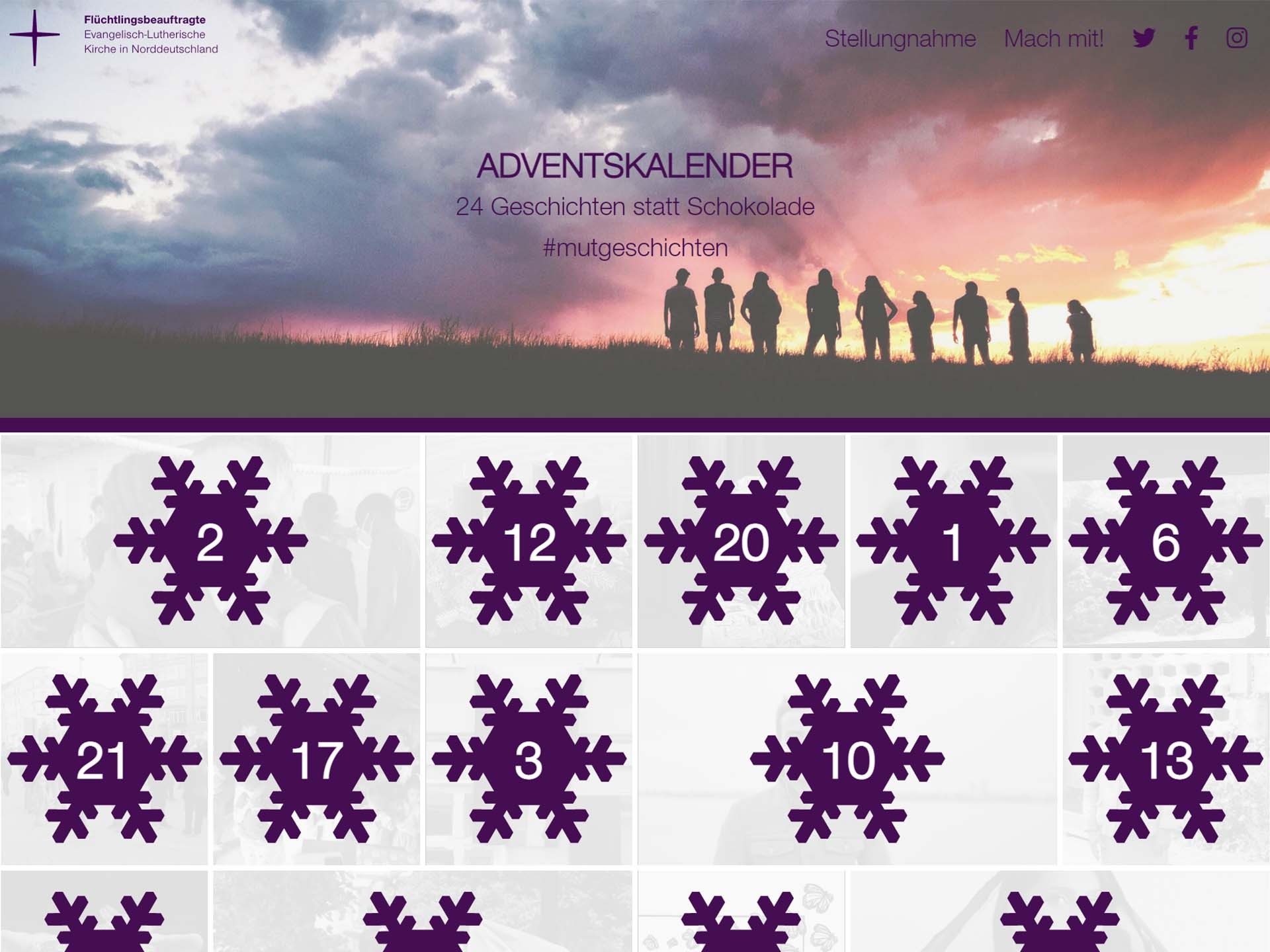 SCHOKOLADENSEITE.net: Adventskalender 2021 - Digital Adventskalender Screenshot