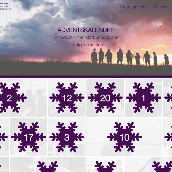 SCHOKOLADENSEITE.net: Adventskalender 2021 - Digital Adventskalender Screenshot