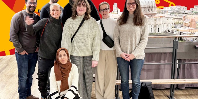 Das SCHOKO-Team bei der Weihnachtsfeier