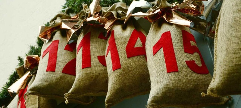 SCHOKOLADENSEITE.net Digitaler Adventskalender 2021 - Säckchen mit Nummern