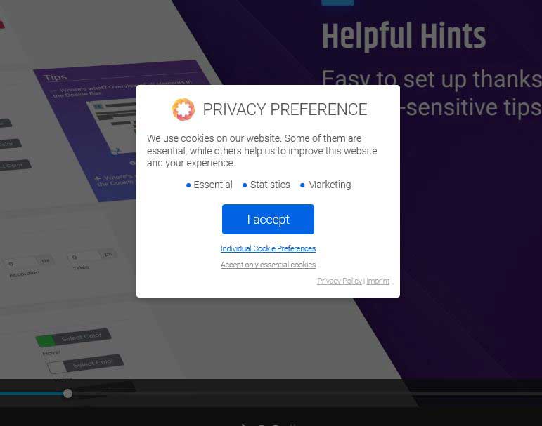 Die Seite von borlabs.io verlangt vom Benutzer eine Interaktion.