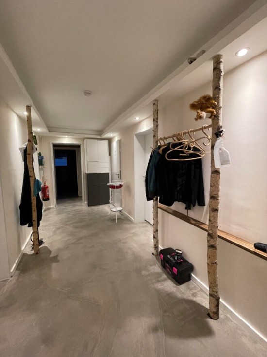 Flur mit Garderobe