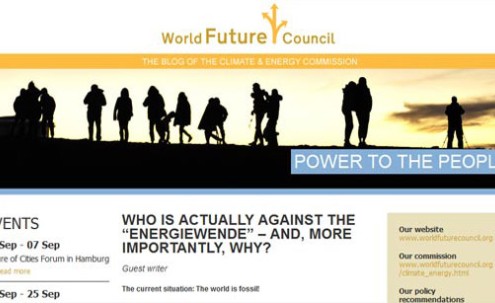 Desktop-Screenshot Wordpress Webseite für Power to the People von SCHOKOLADENSEITE.net