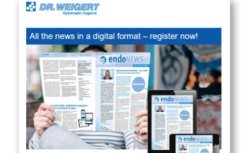 Desktop Newsletter-Screenshot für Dr. Weigert von SCHOKOLADENSEITE.net