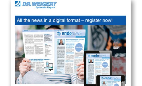 Desktop Newsletter-Screenshot für Dr. Weigert von SCHOKOLADENSEITE.net