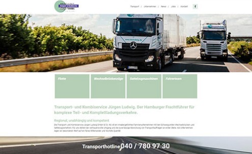 Desktop-Screenshot Wordpress Webseite für TKS Ludwig von SCHOKOLADENSEITE.net