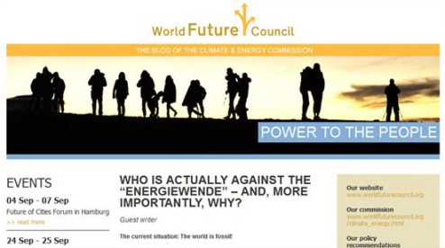 Desktop-Screenshot Wordpress Webseite für Power to the People von SCHOKOLADENSEITE.net