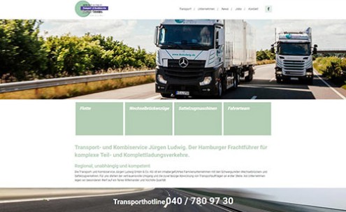 Desktop-Screenshot Wordpress Webseite für TKS Ludwig von SCHOKOLADENSEITE.net