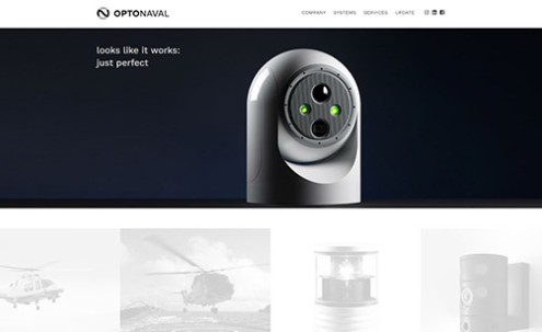 Desktop-Screenshot Webdesign für Optonaval von SCHOKOLADENSEITE.net