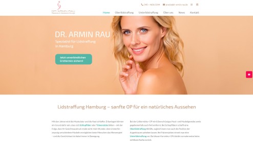 Desktop Screenshot von der Startseite von Lidplastik Hamburg